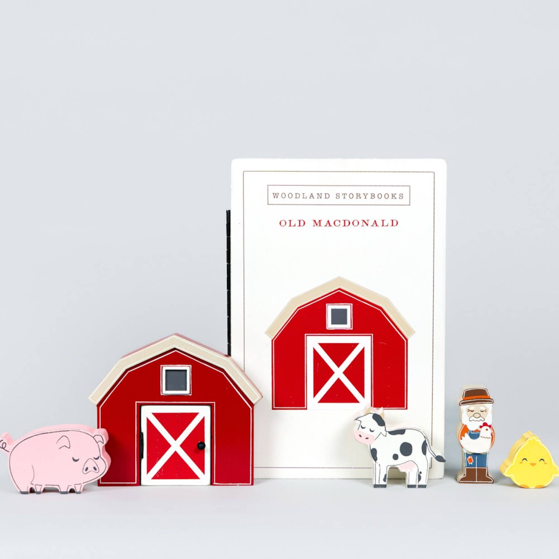 Old MacDonald Wooden Storybook Gift Set at the Rustic Barn in Killingworth, CT