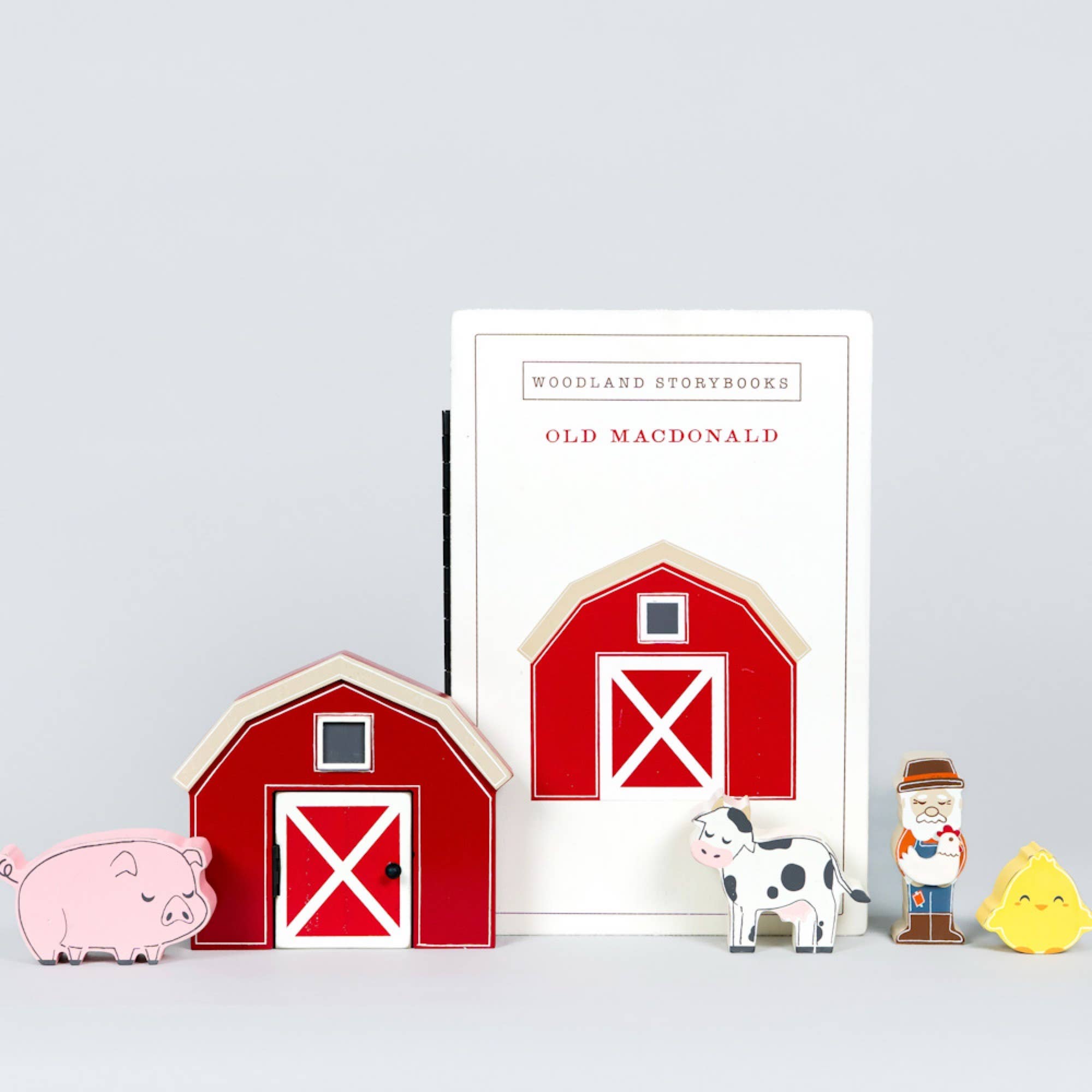 Old MacDonald Wooden Storybook Gift Set at the Rustic Barn in Killingworth, CT