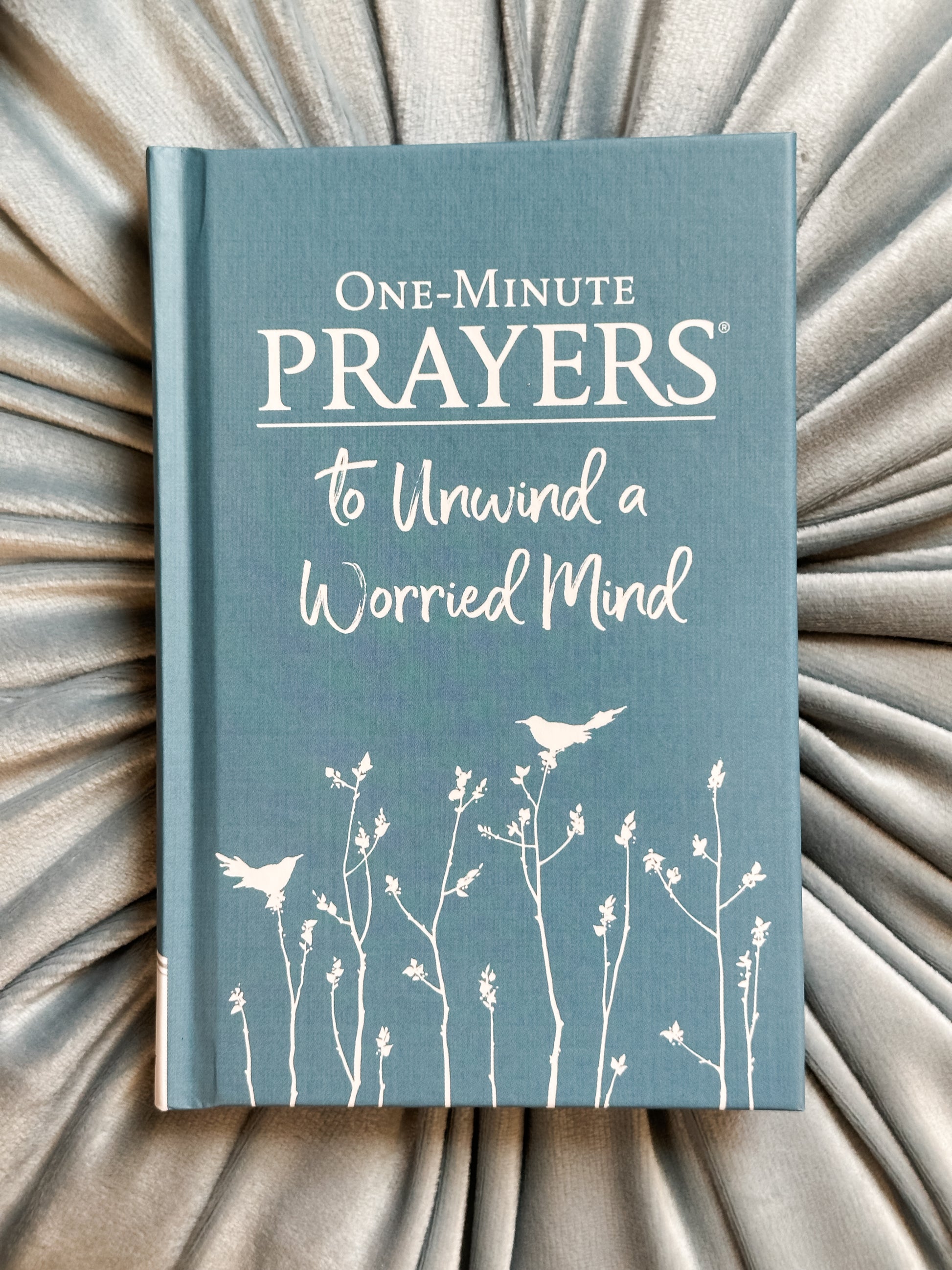 one minute prayers to unwind a worried mind hardcover book at The Rustic Barn in Killingworth, CT