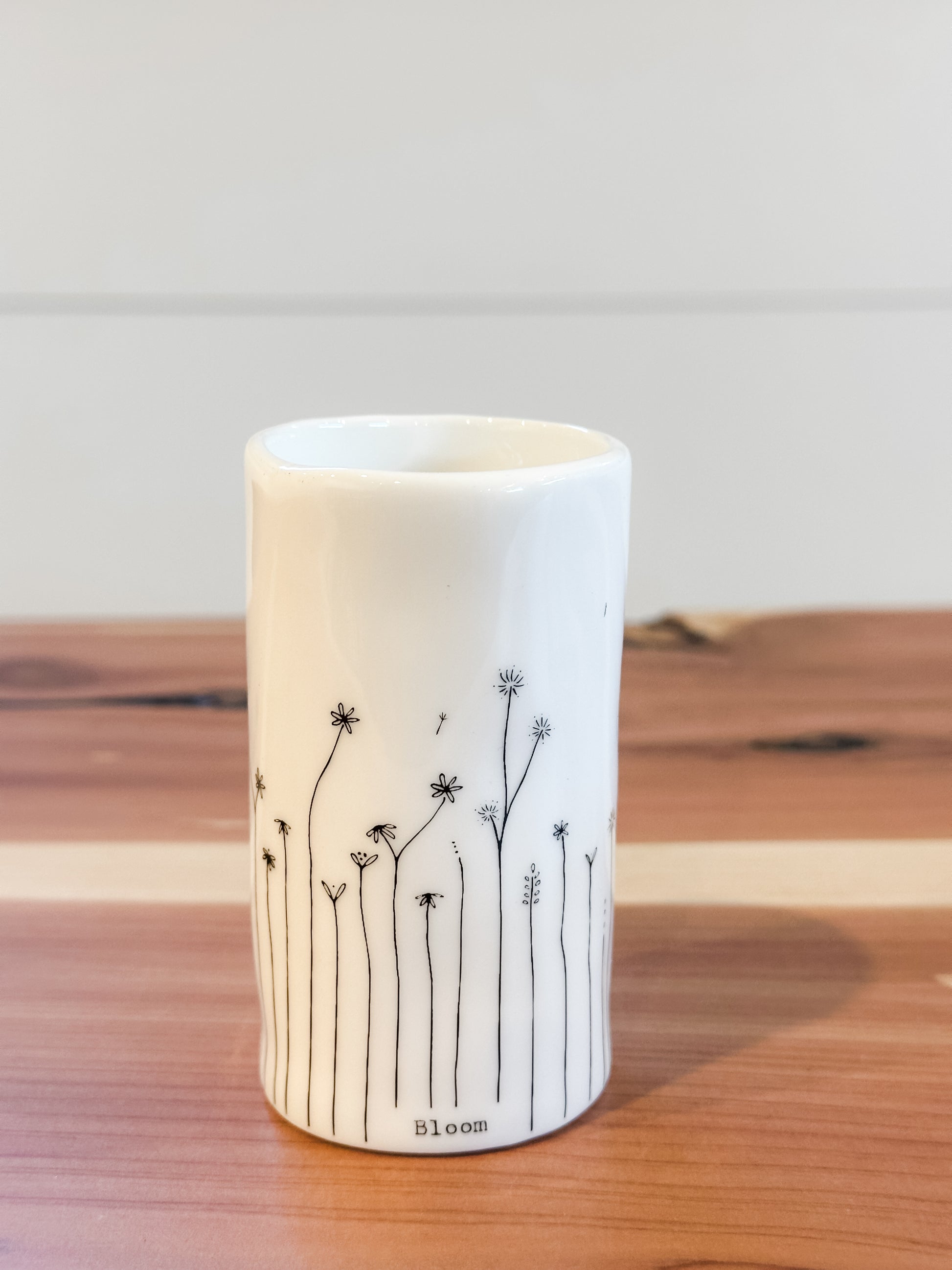 organic shaped vase with sentiment in gift box at The Rustic Barn in Killingworth, CT