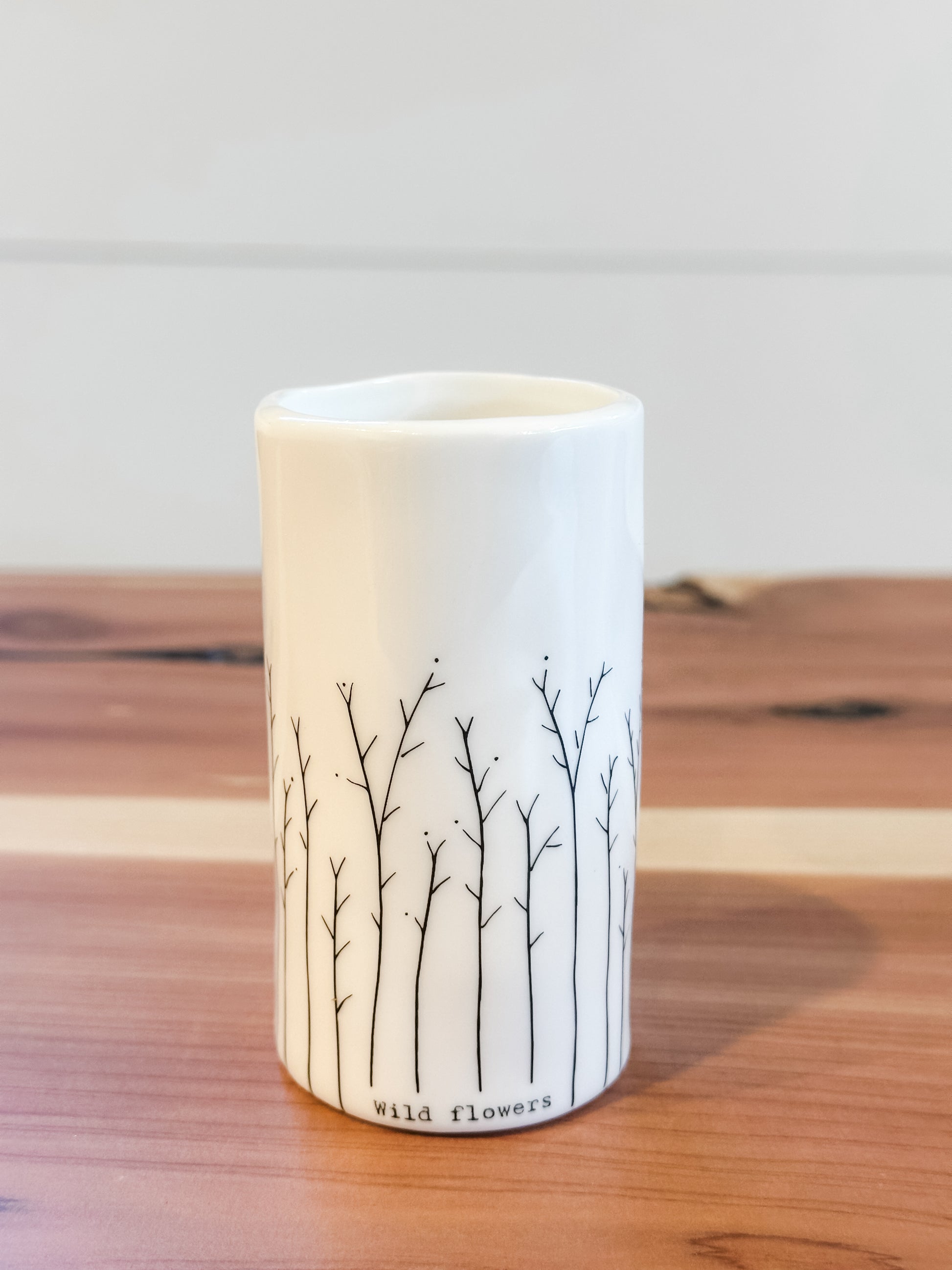 organic shaped vase with sentiment in gift box at The Rustic Barn in Killingworth, CT