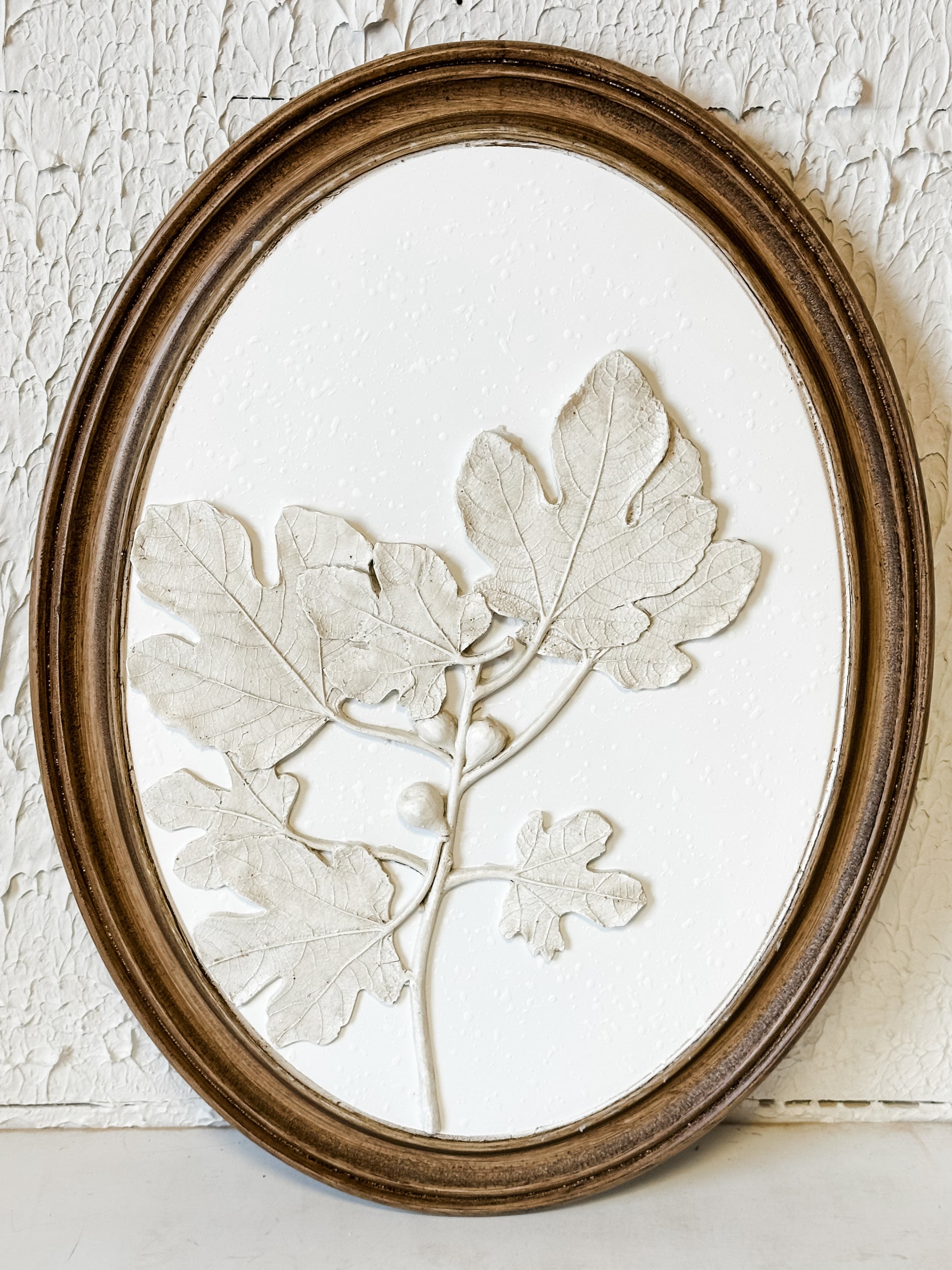 Oval Framed Botanical Wall Décor at the Rustic Barn in Killingworth, CT