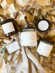 pear vanilla and spice scented hand-poured soy candles at The Rustic Barn in Killingworth CT