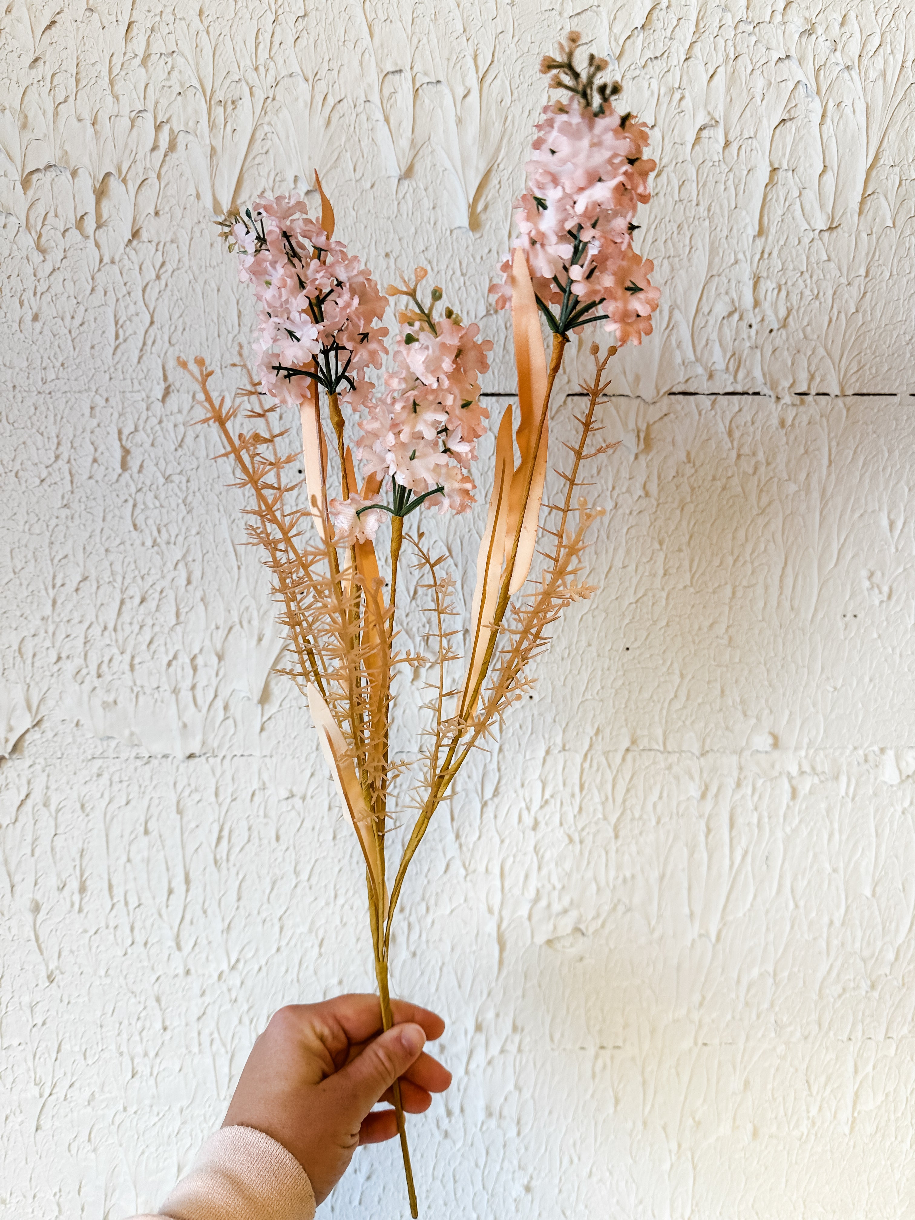 Pink Cone Wildflower Spray at the Rustic Barn in Killingworth, CT