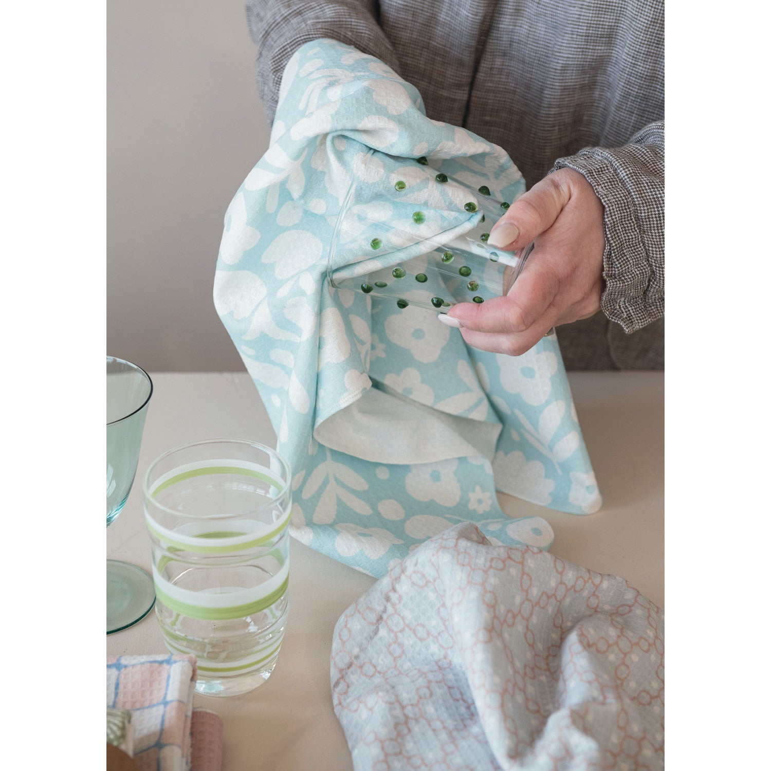 Microfiber Tea Towel, Mint