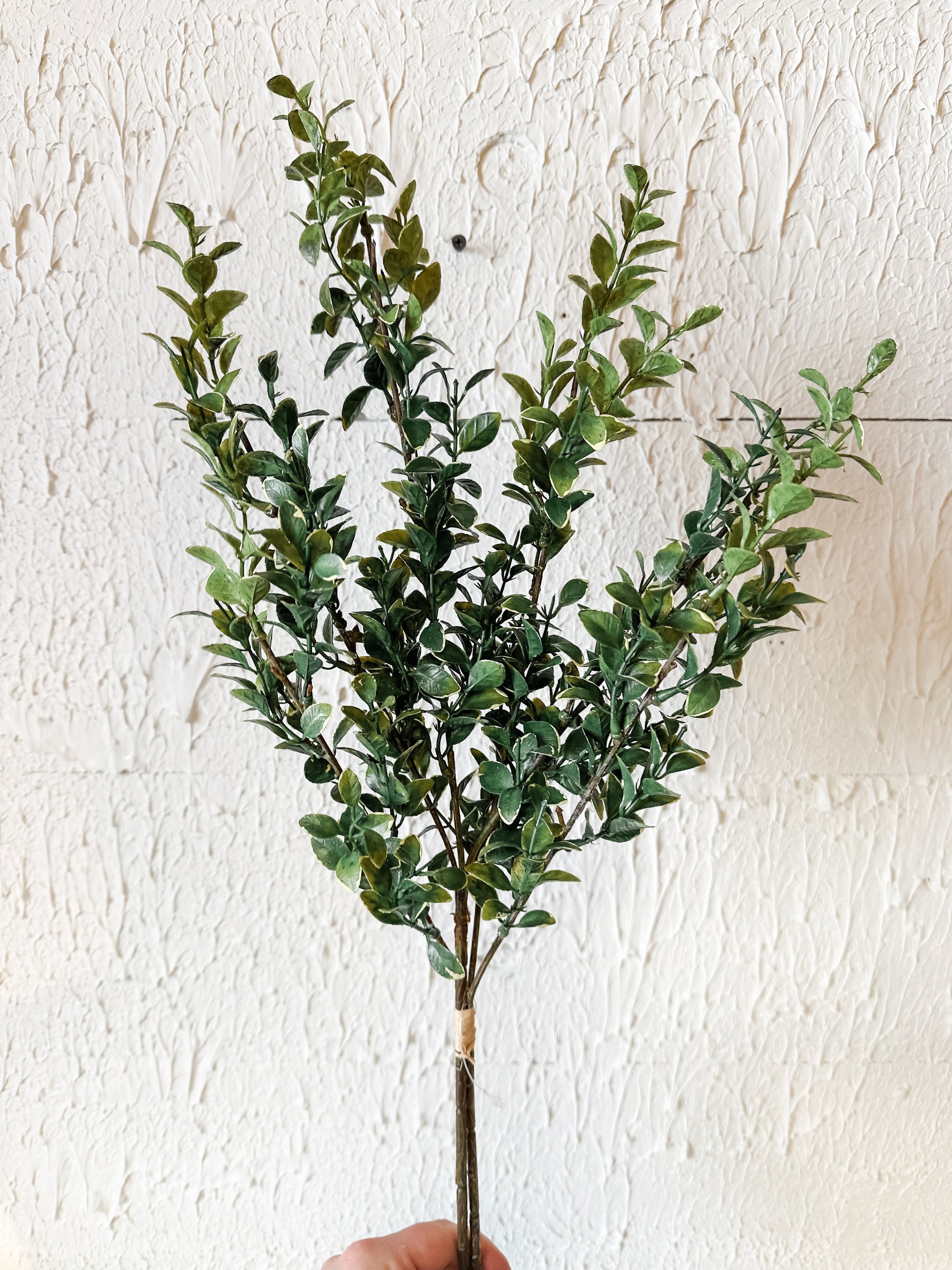 faux privet greenery bundle at the Rustic Barn in Killingworth, CT