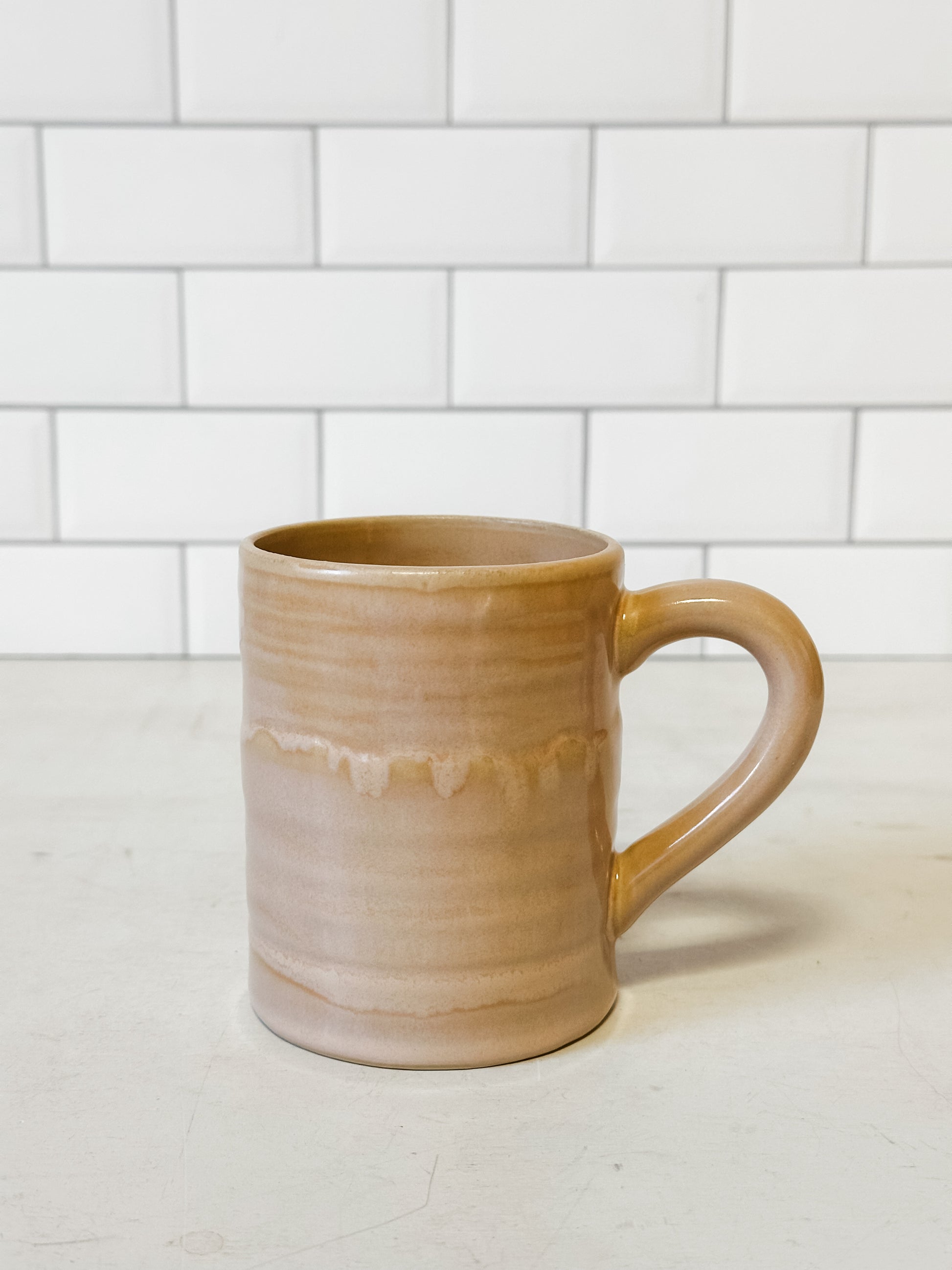 reactive glaze mugs at The Rustic Barn in Killingworth, CT