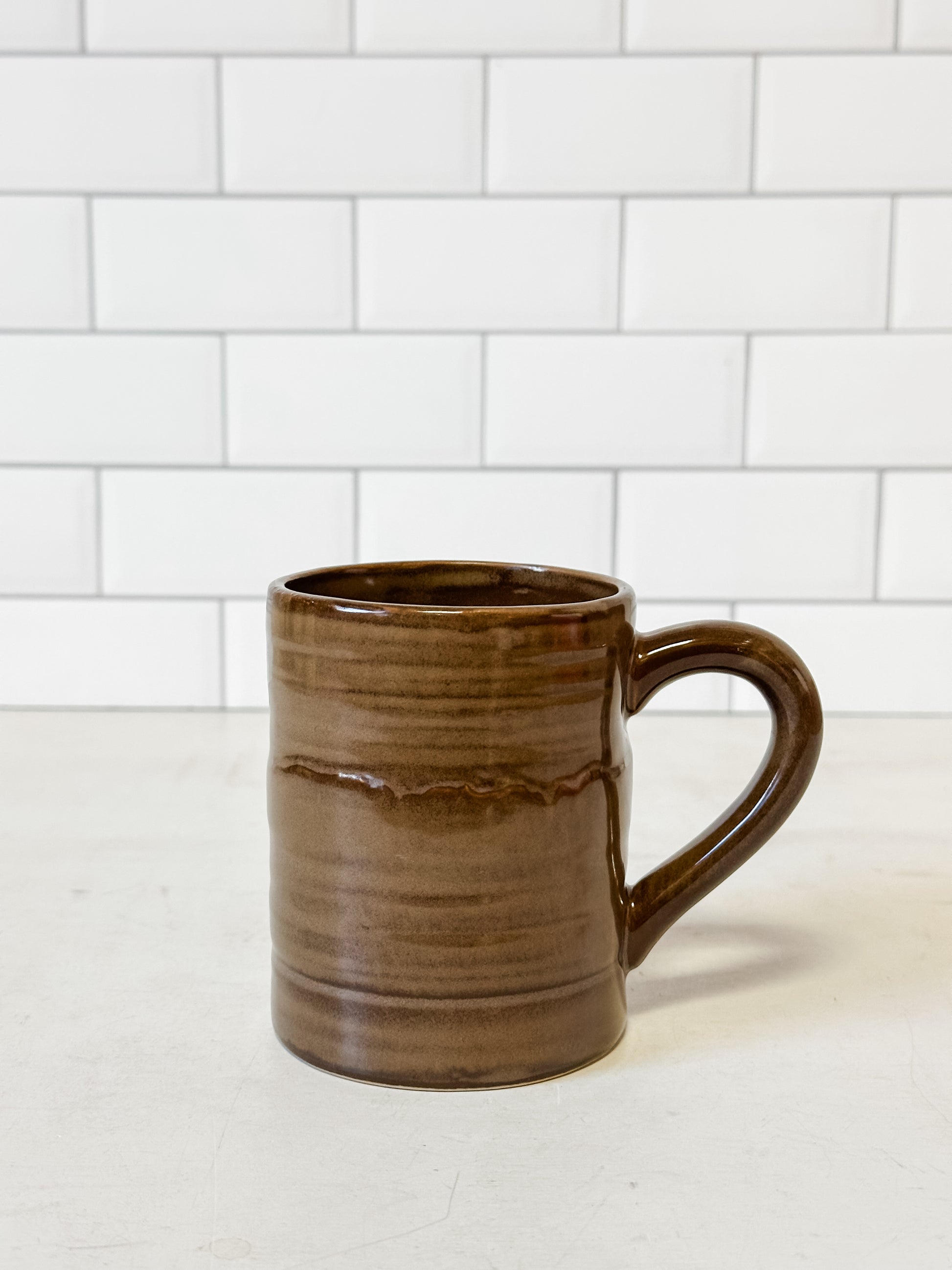 reactive glaze mugs at The Rustic Barn in Killingworth, CT