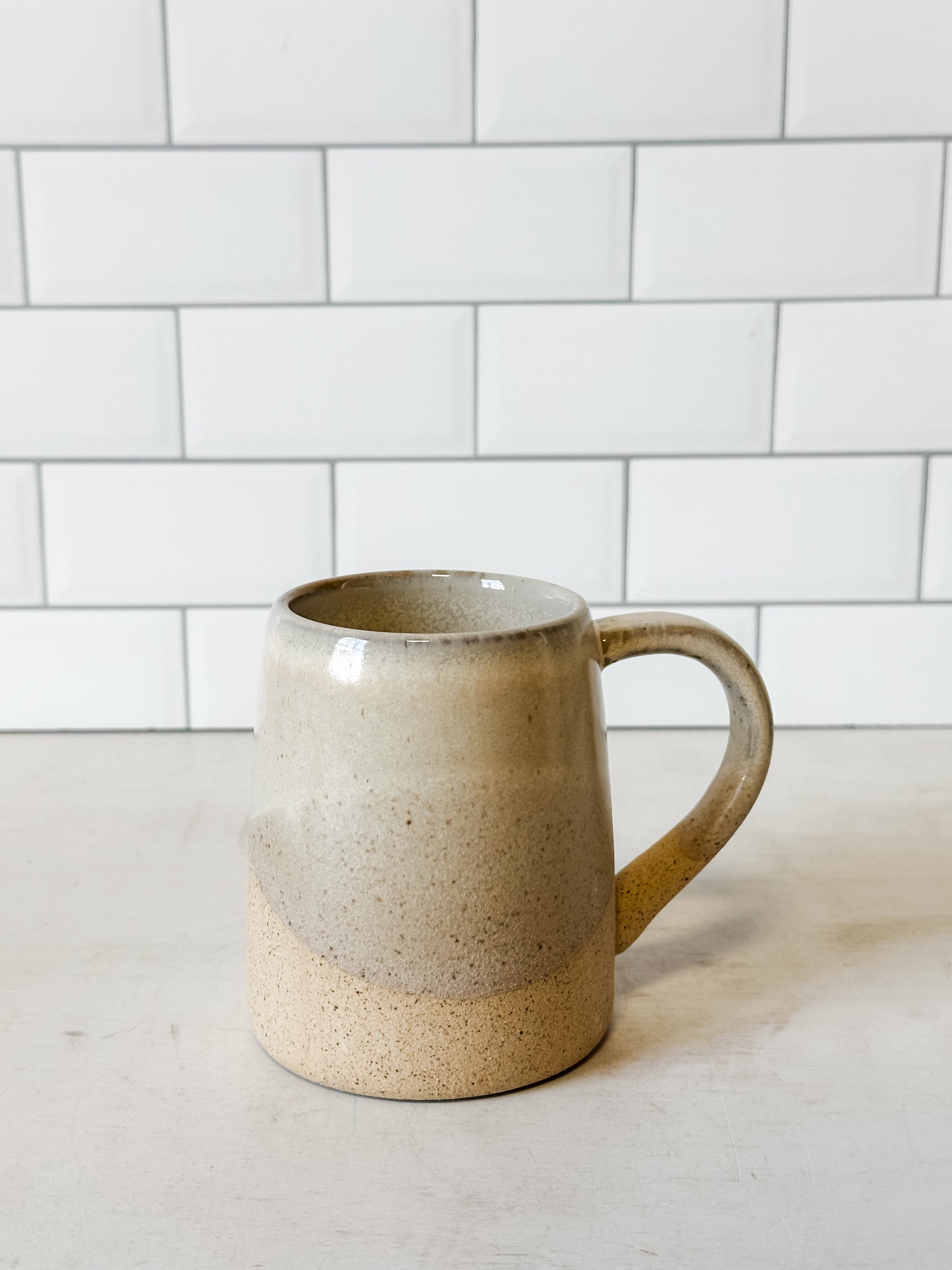 reactive glaze stoneware mug at the Rustic Barn in Killingworth, CT