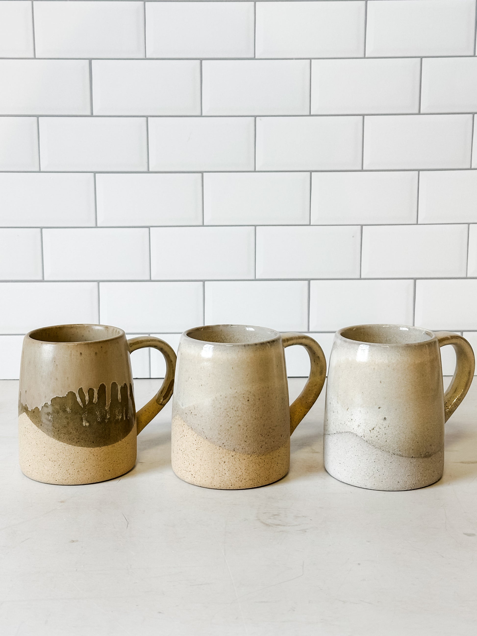 reactive glaze stoneware mug at the Rustic Barn in Killingworth, CT