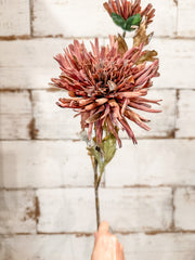 real touch burgundy faux fall dahlia at the rustic barn in killingworth ct