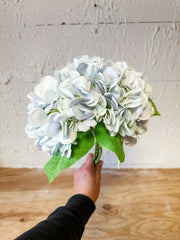 13" Real Touch Light Blue Hydrangea Bundle