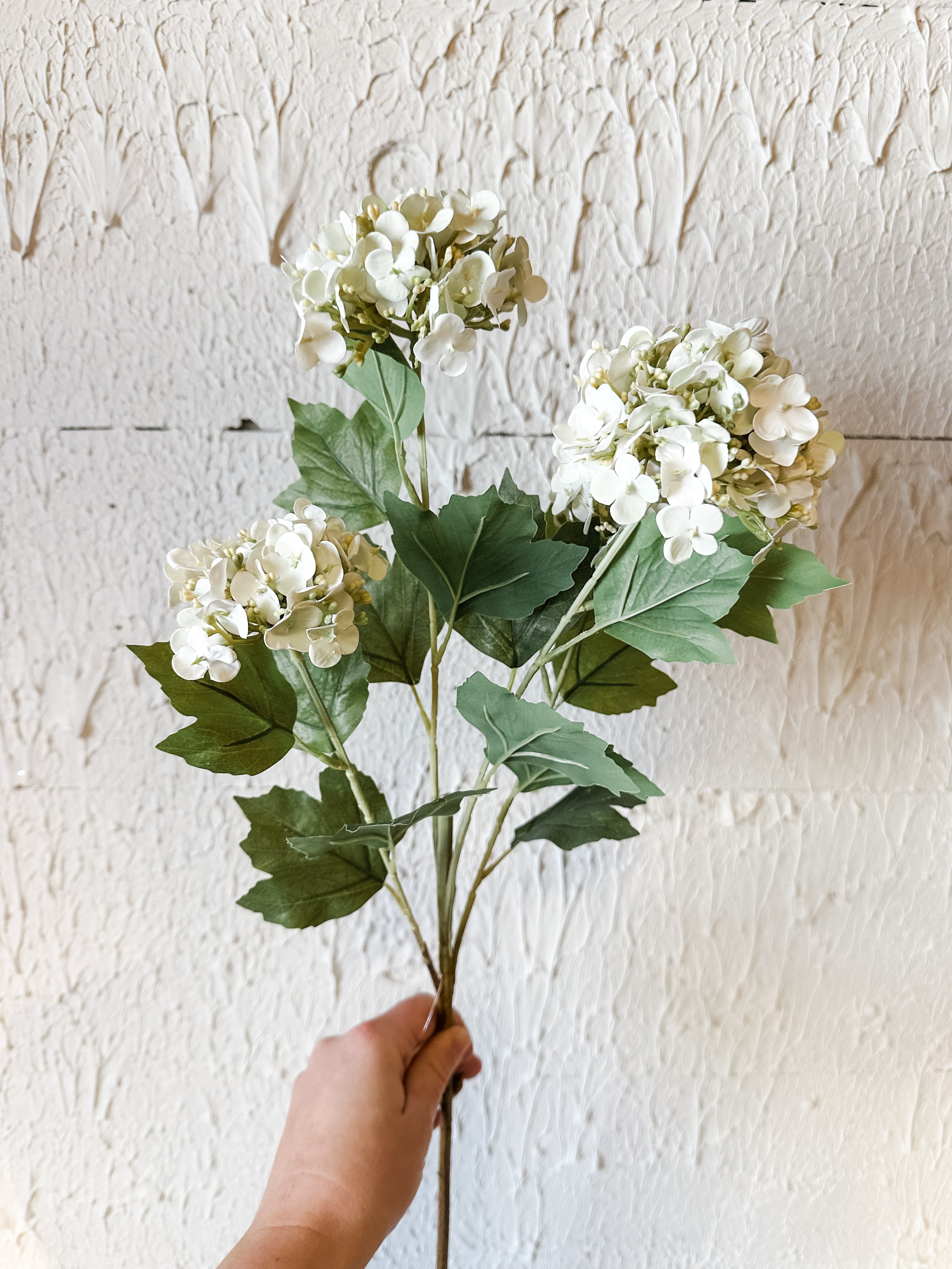real touch spring viburnum stem at the Rustic Barn in Killingworth, CT