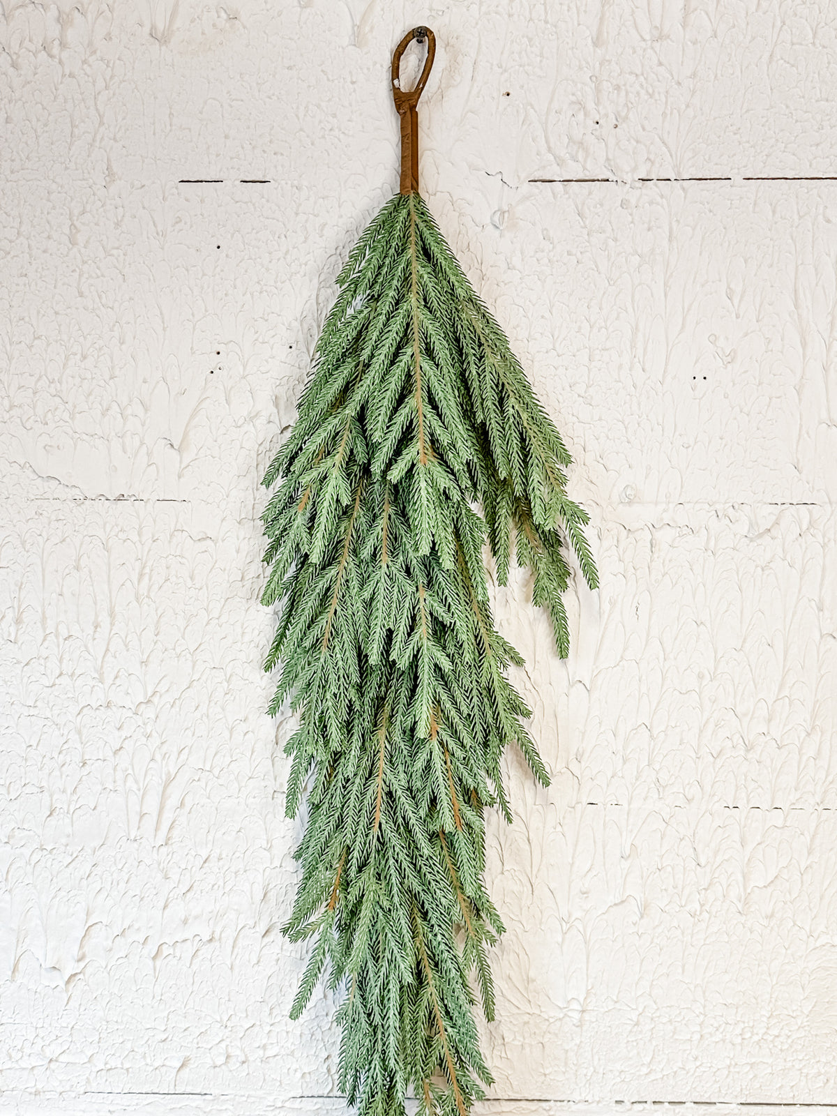 realistic cypress door swag at the rustic barn in killingworth ct