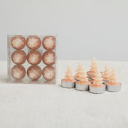 Round Unscented Tree Tealights, Blush