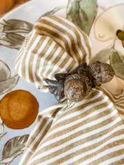 rustic acorn napkin ring at the rustic barn in killingworth ct