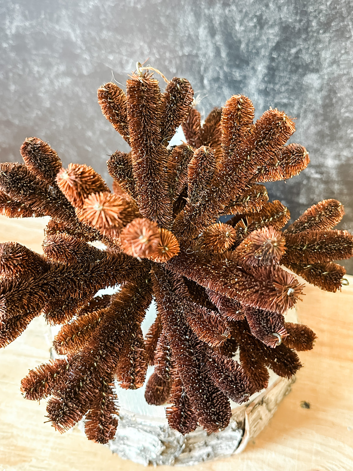 rustic fiber antler snowflake ornament from the rustic barn in killingworth, ct
