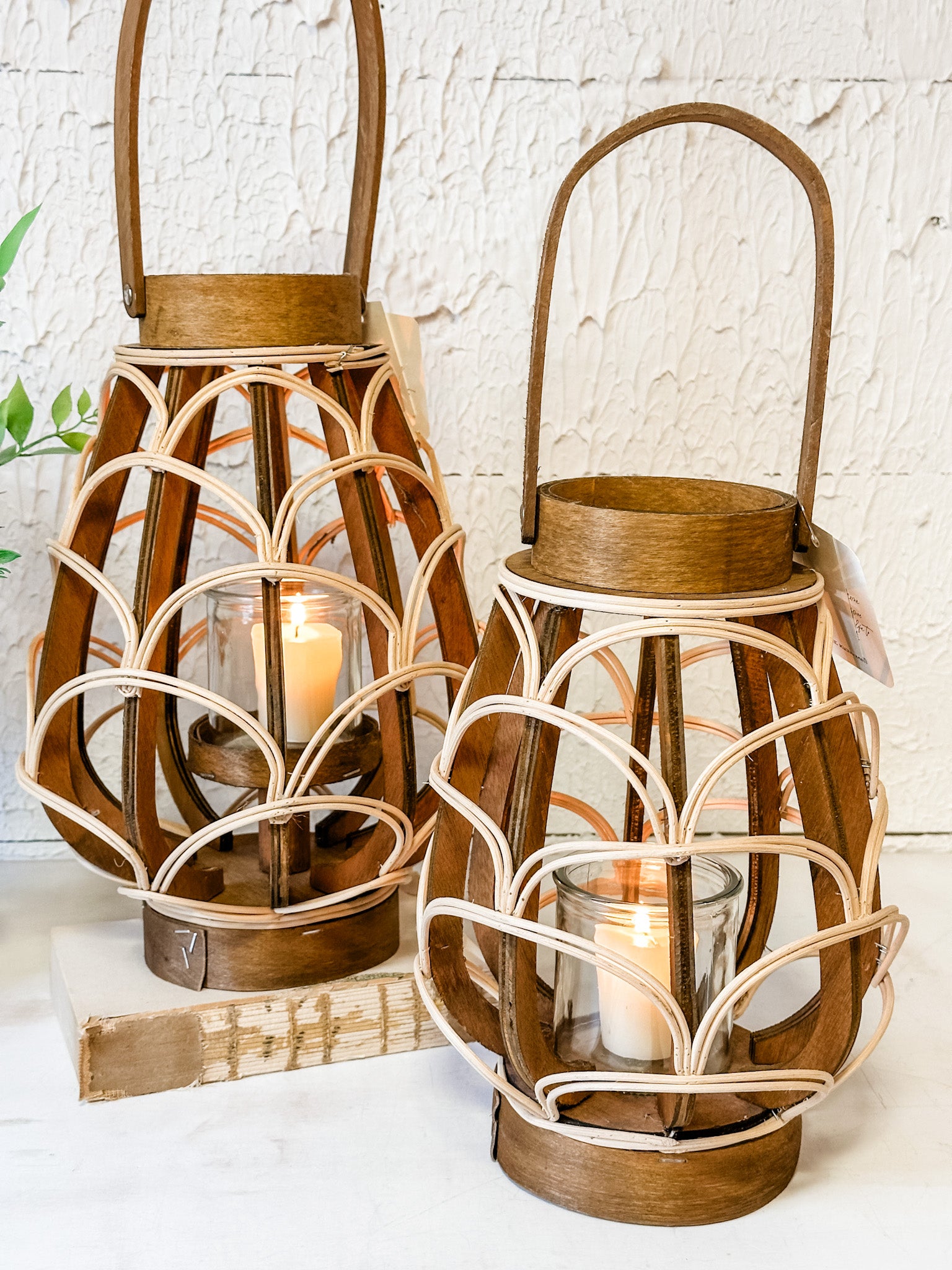 rustic wooden handcrafted lanterns at the rustic barn in killingworth ct