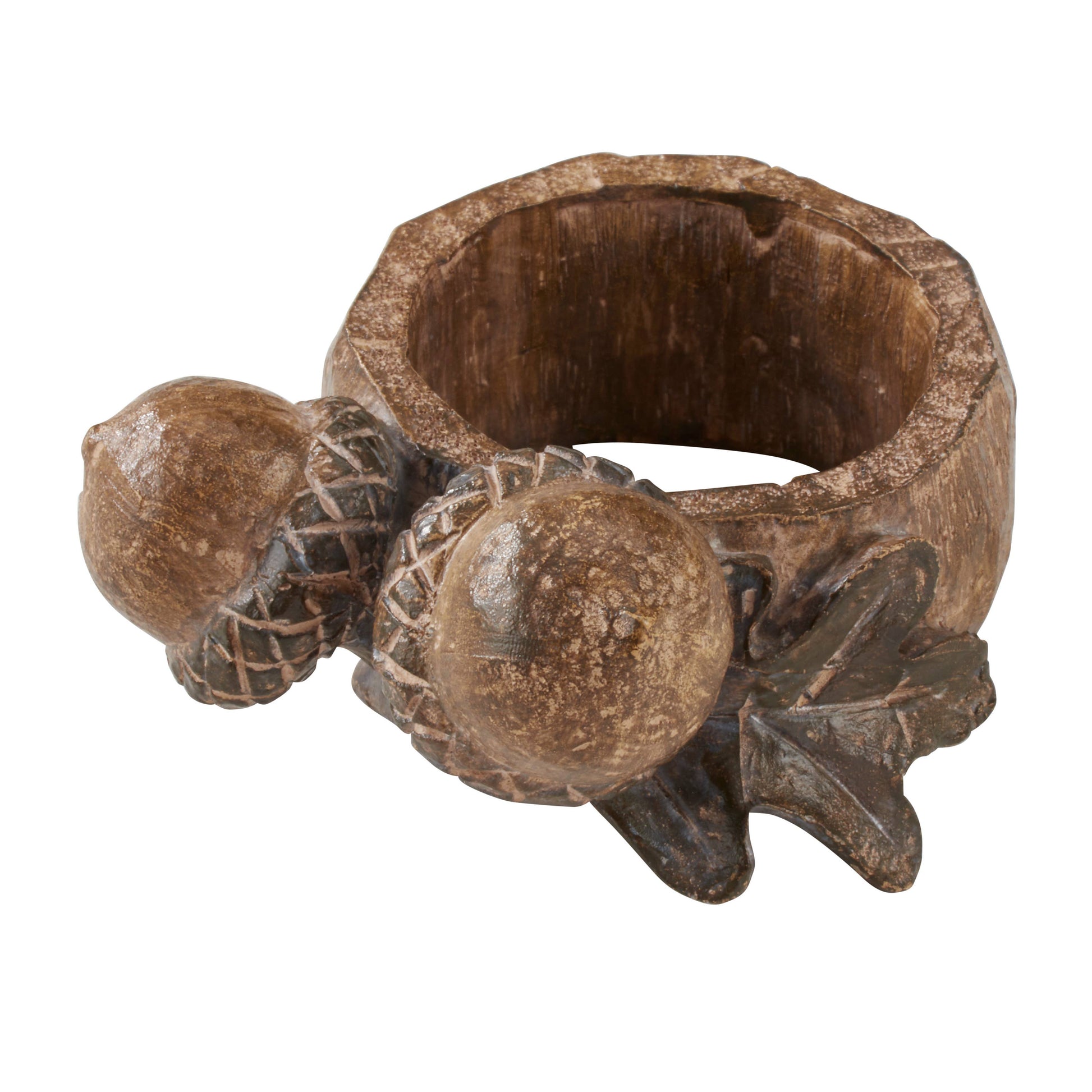 rustic acorn napkin ring at the rustic barn in killingworth ct