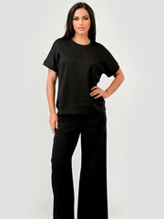 scuba black top and pant set at the rustic barn in killingworth ct