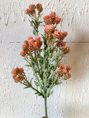 pink sedum faux bouquet at the Rustic Barn in Killingworth, CT
