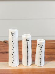 mini white bud vase gift set at The Rustic Barn in Killingworth, CT