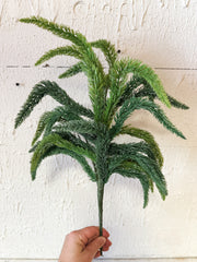 soft faux foxtail pine bush at The Rustic Barn in Killingworth CT