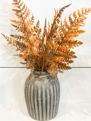 soft touch golden color fall ferns at the rustic barn in killingworth ct