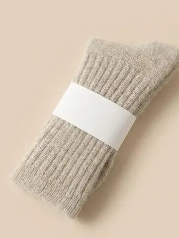solid color striped warm soft womens socks at the rustic barn in killingworth ct
