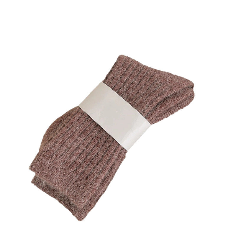 solid color striped warm soft womens socks at the rustic barn in killingworth ct