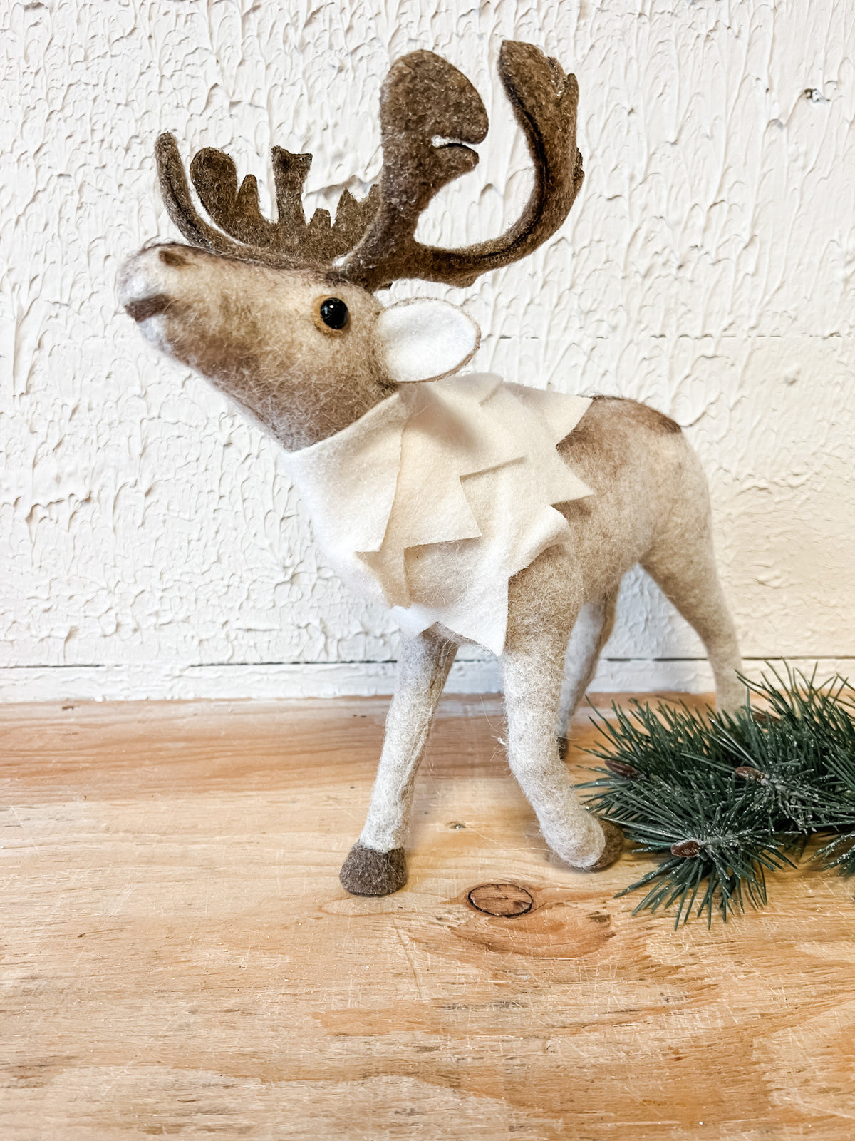 standing caribou brown and cream at the rustic barn in killingworth ct