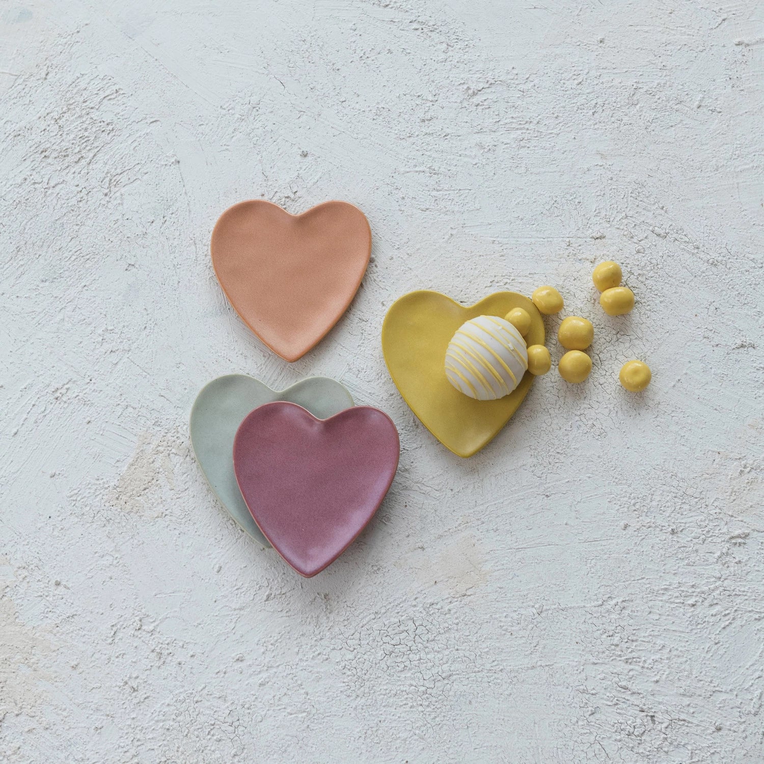 Stoneware Heart Shaped Dish