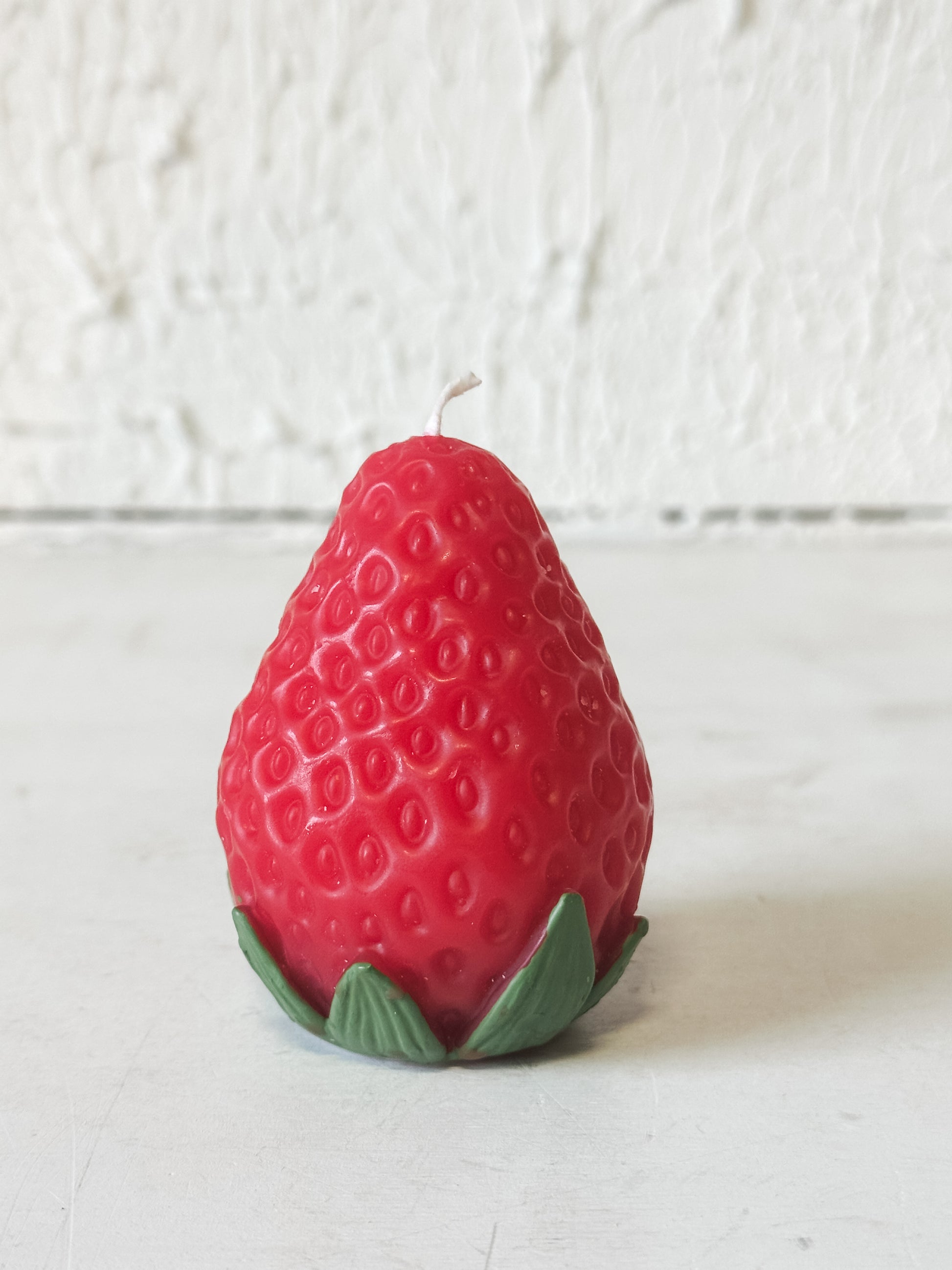 strawberry decorative candle at the Rustic Barn in Killingworth, CT