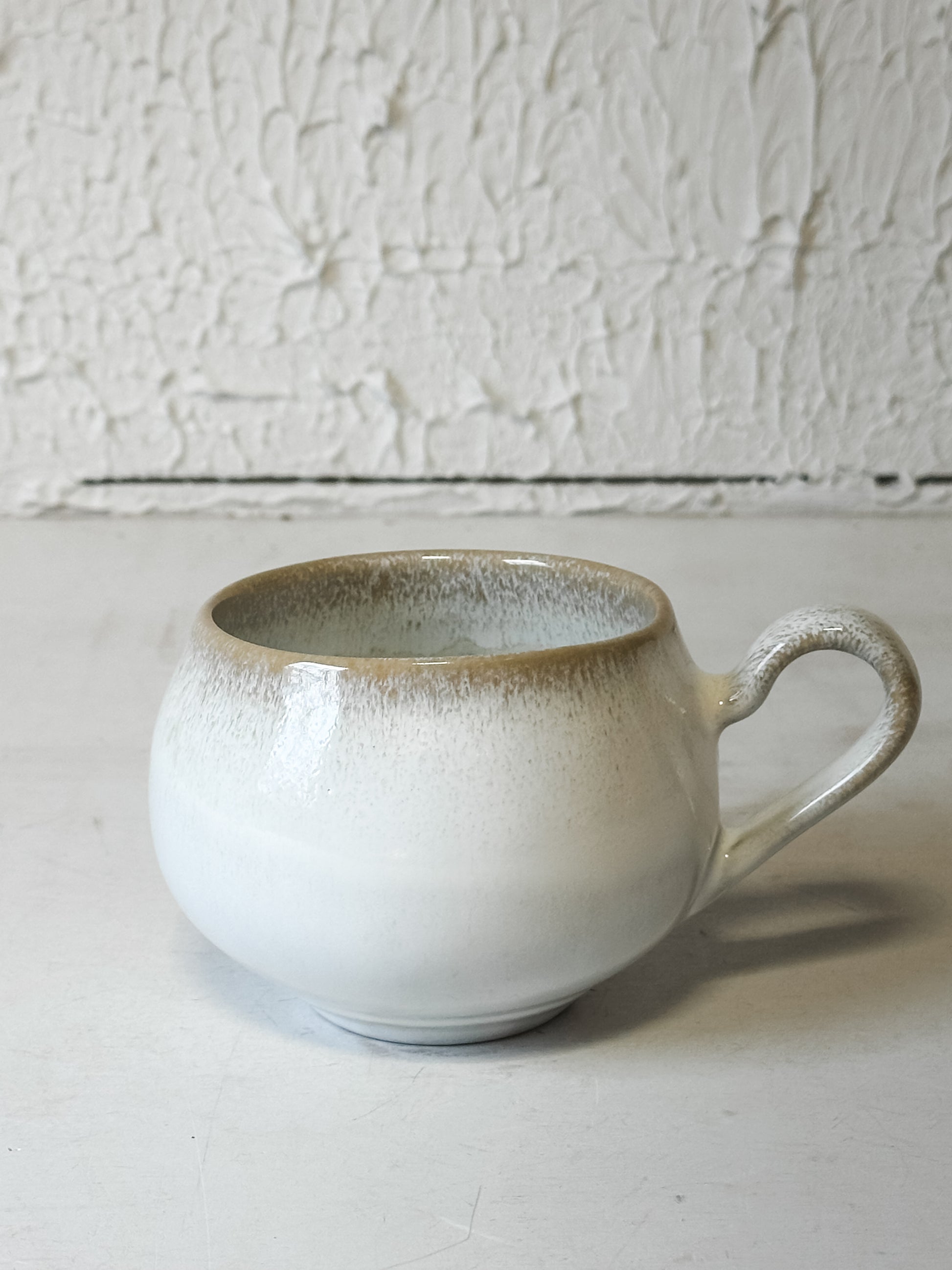 Sun-Drenched 9oz Reactive Glaze Stoneware Mug at the Rustic Barn in Killingworth, CT