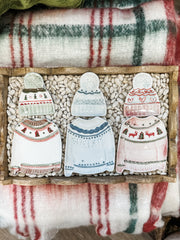 sweater shaped plated with hat shaped dish at The Rustic Barn in Killingworth CT