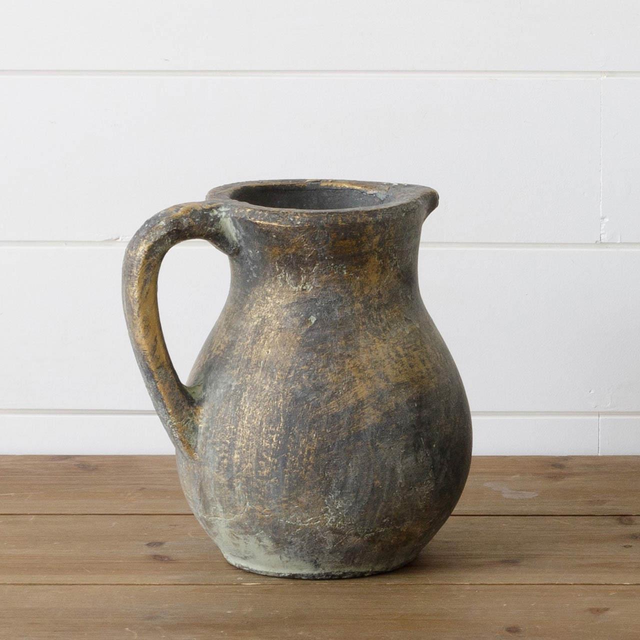 Terra-cotta Distressed Pitcher