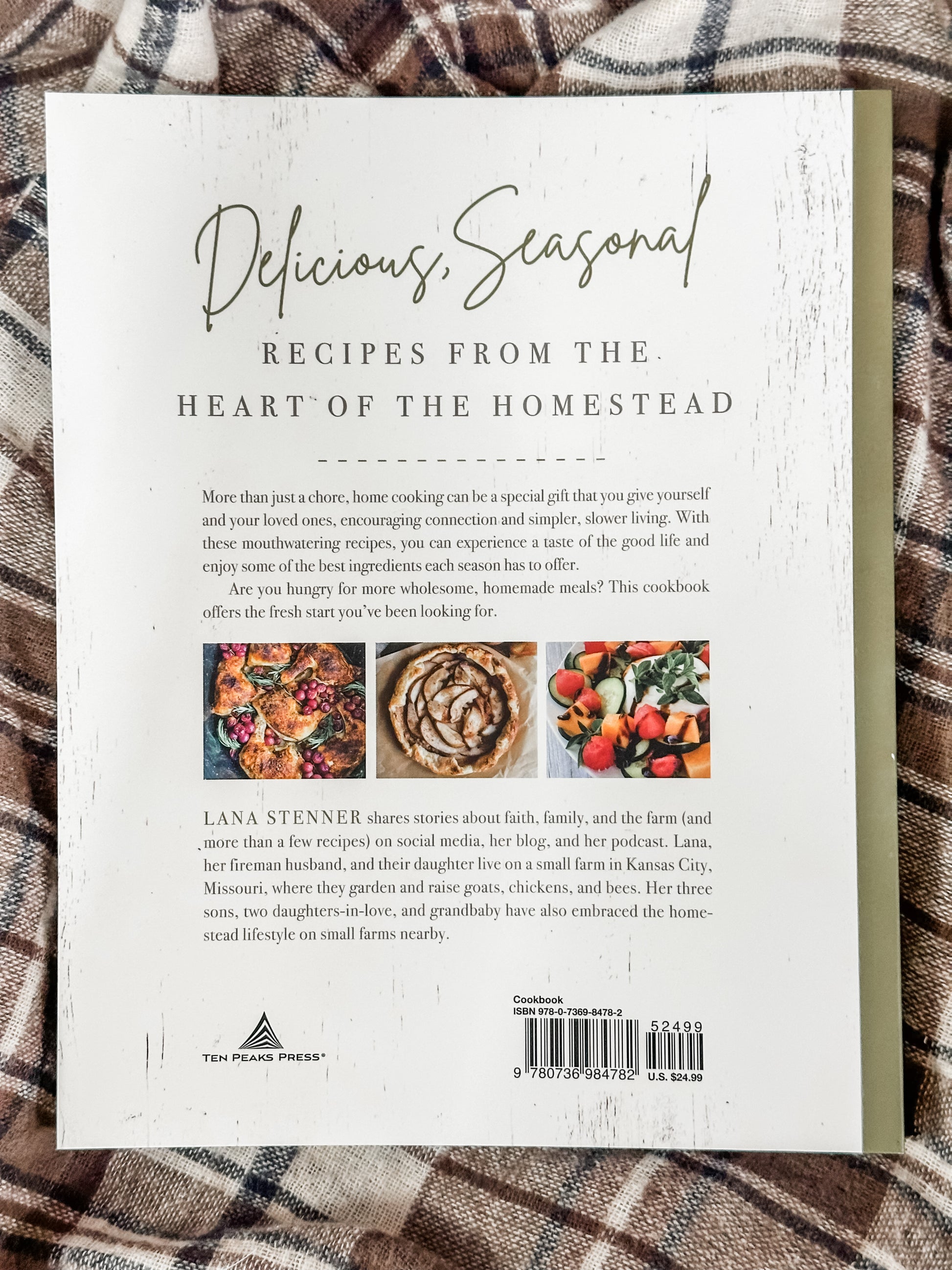 The Grace-Filled Homestead Cookbook by Lana Stenner at The Rustic Barn in Killingworth, CT