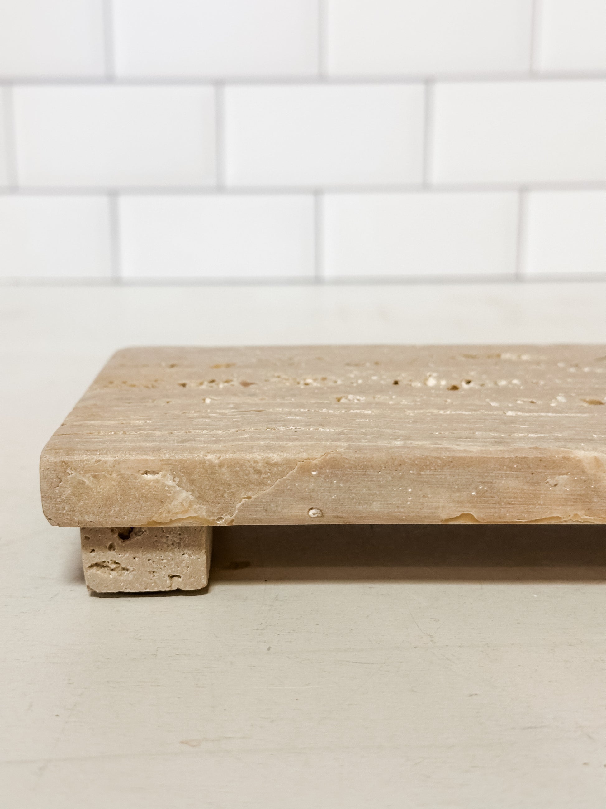 travertine cheese board at The Rustic Barn in Killingworth, CT