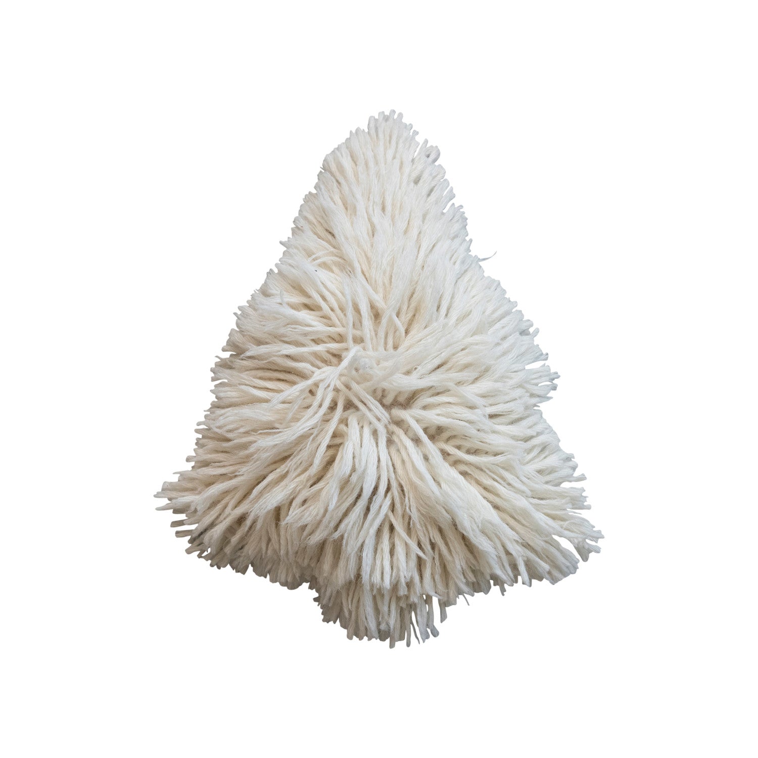 Wool Shag Tree Shaped Pillow