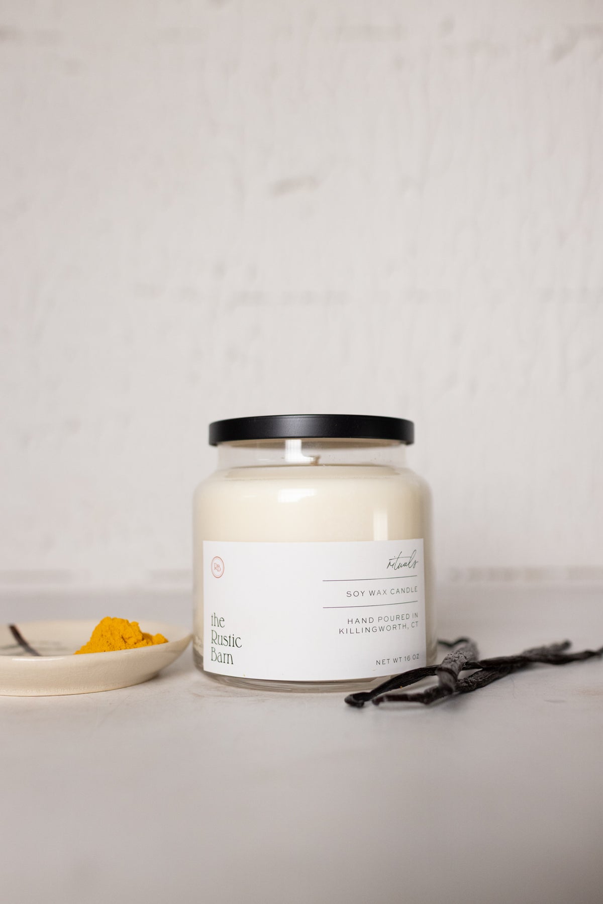 Tumeric Candle Rituals Hand Poured Soy Candle – The Rustic Barn