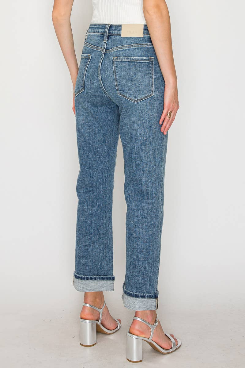 tummy control slim straight leg denim at the rustic barn in Killingworth ct
