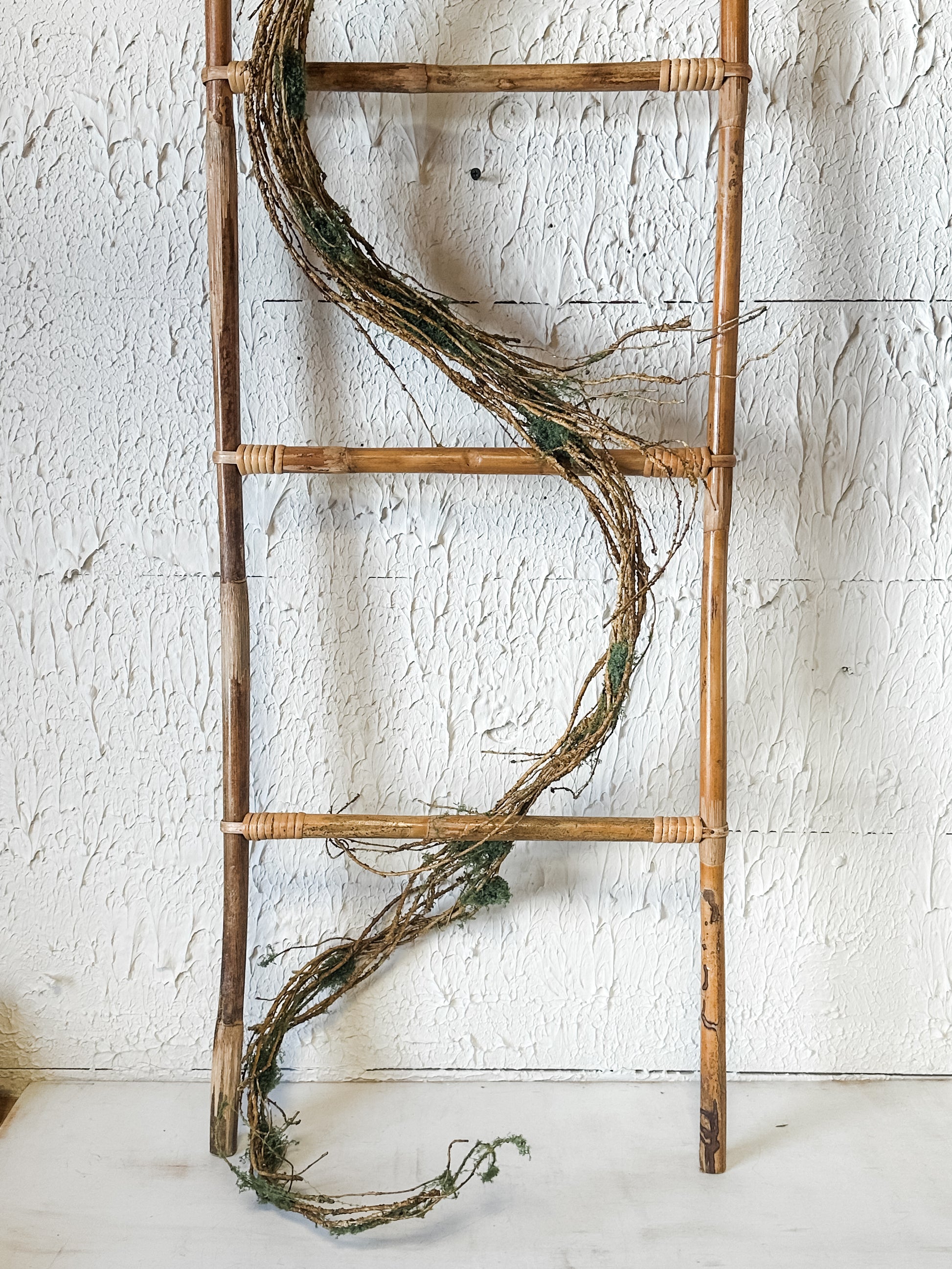 Twig & Moss Faux Garland at the Rustic Barn in Killingworth, CT