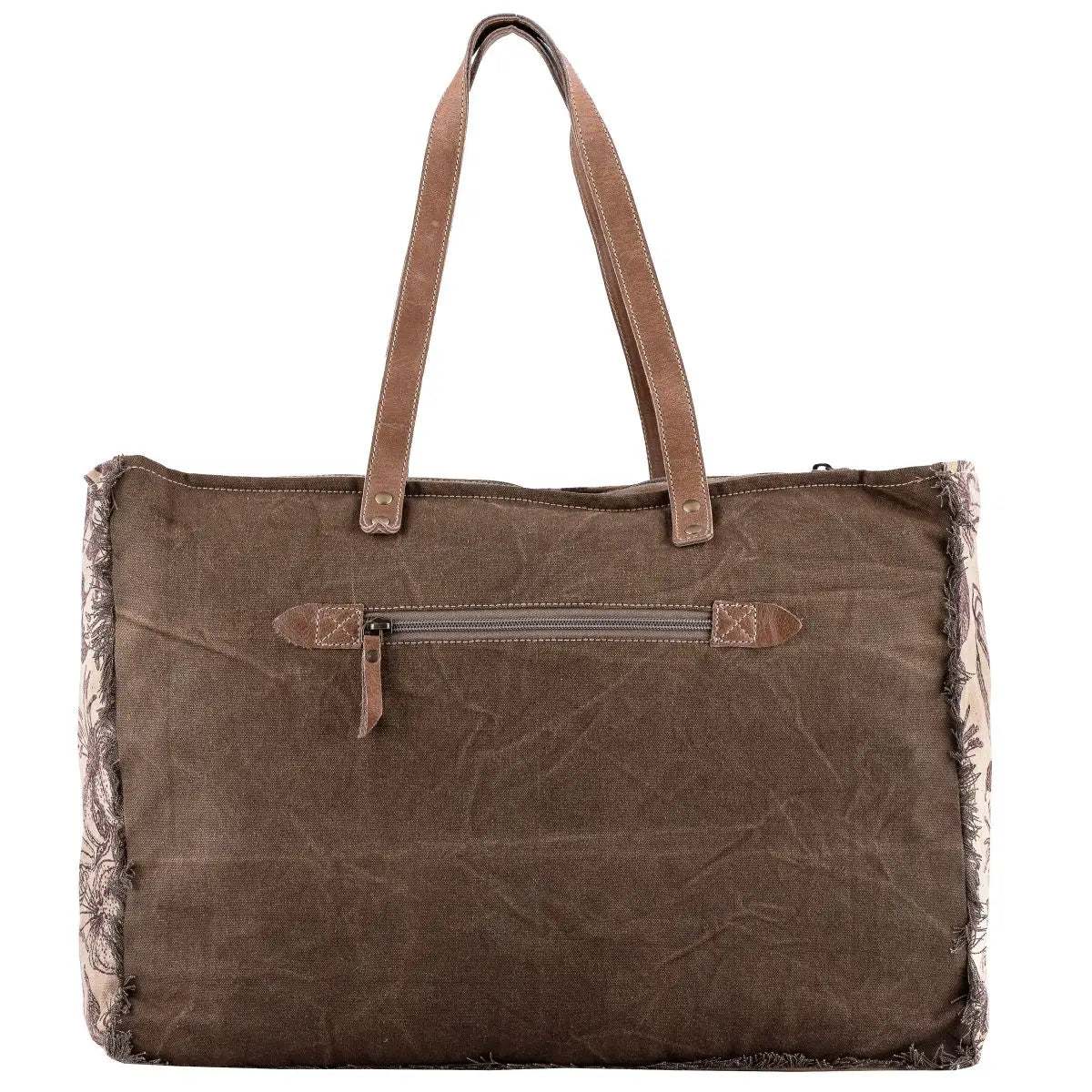 upcycled material weekend bag at the rustic barn in killingworth ct