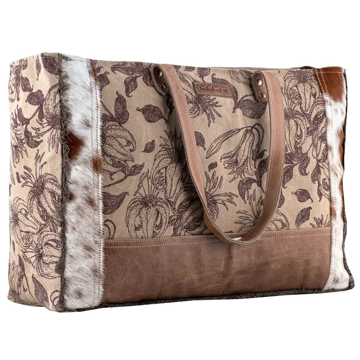 upcycled material weekend bag at the rustic barn in killingworth ct