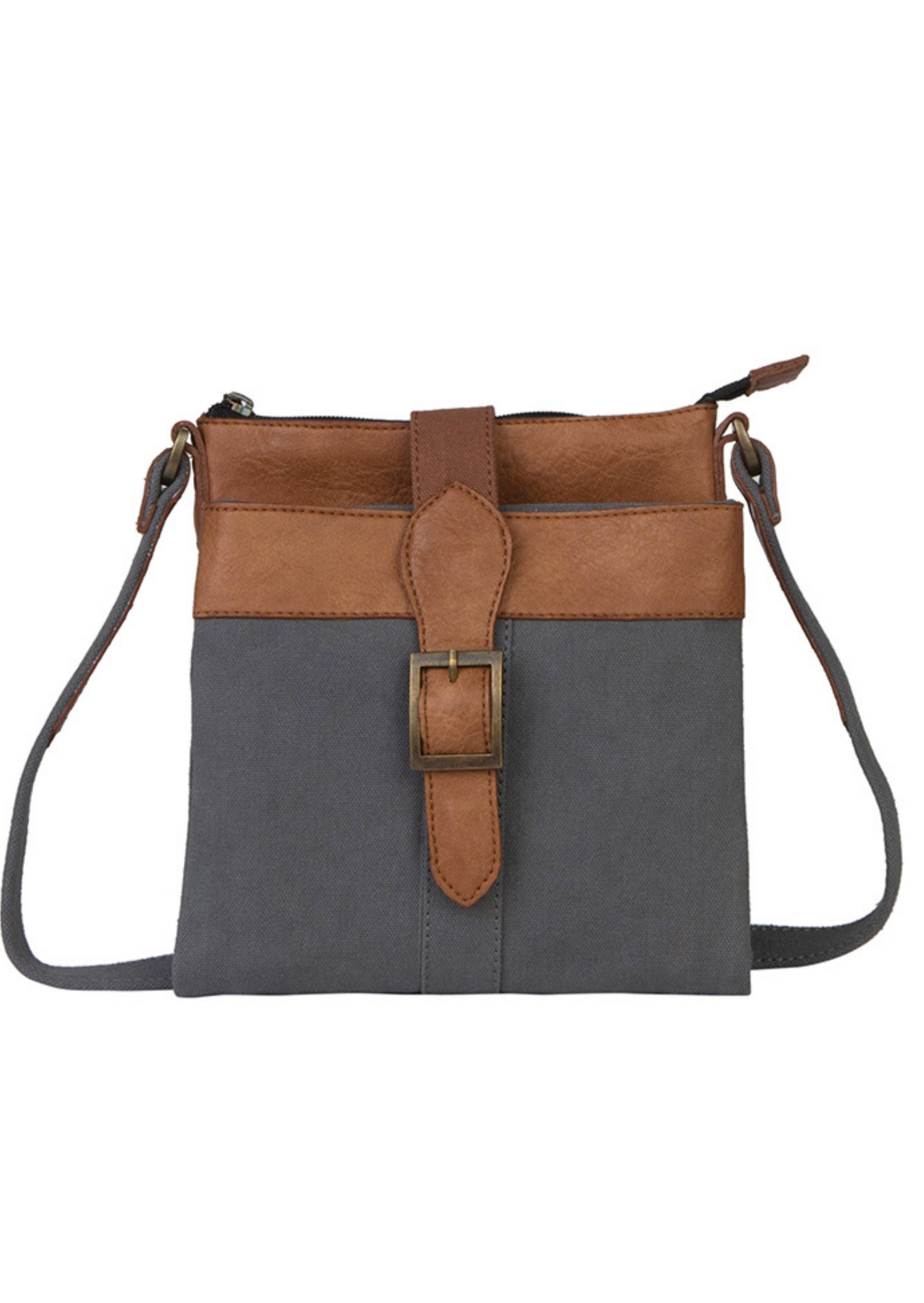 women's up cycled canvas crossbody bag at the rustic barn in Killingworth ct