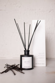 vanilla hand poured reed diffuser at the rustic barn in Killingworth ct