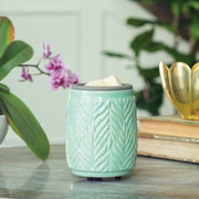 Wax Warmer With Silicon Dish, Mint Leaf