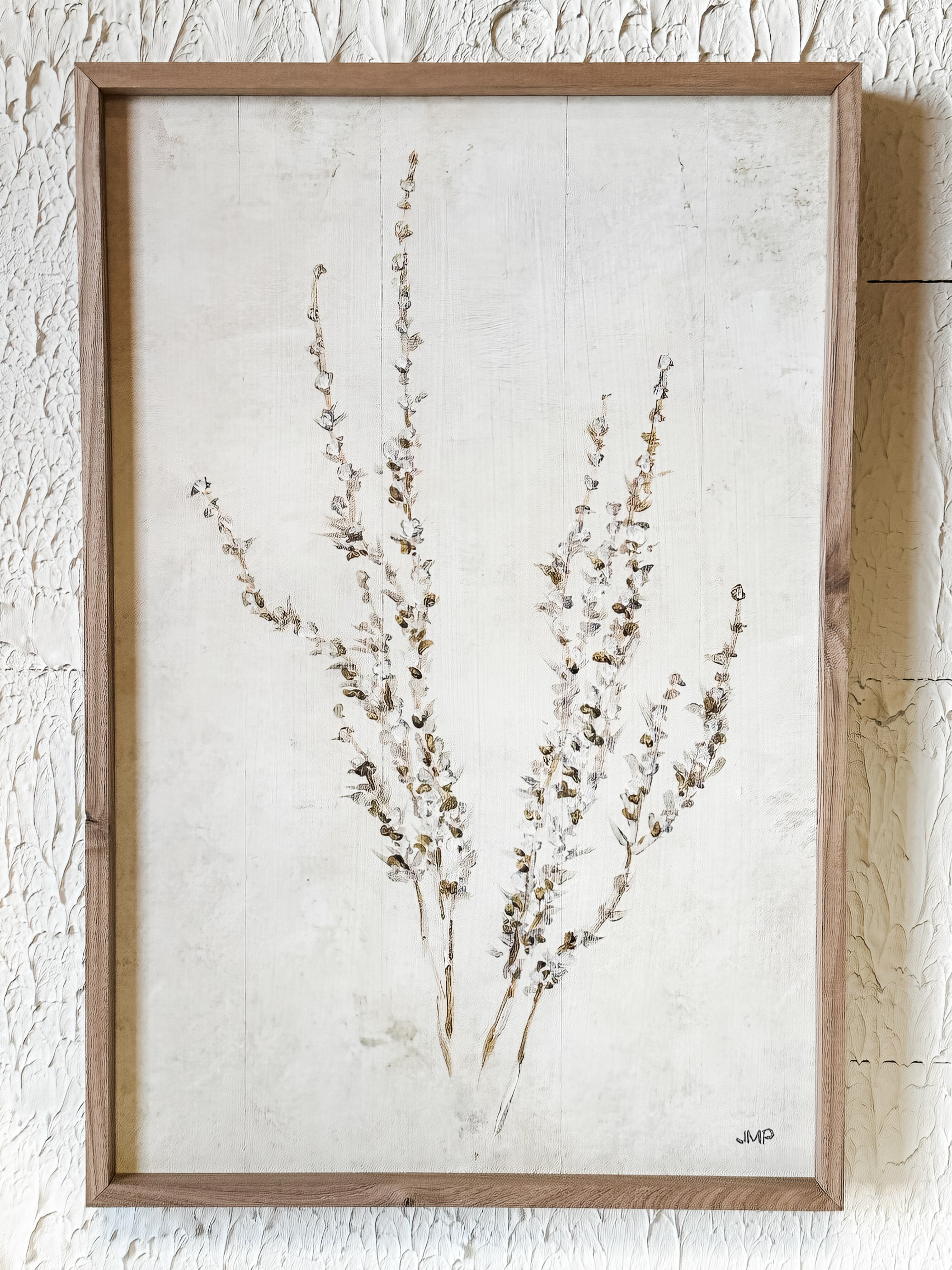 whispering grasses wooden wall decor at the Rustic Barn in Killingworth, CT