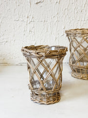 willow wrapped jar at The Rustic Barn in Killingworth CT