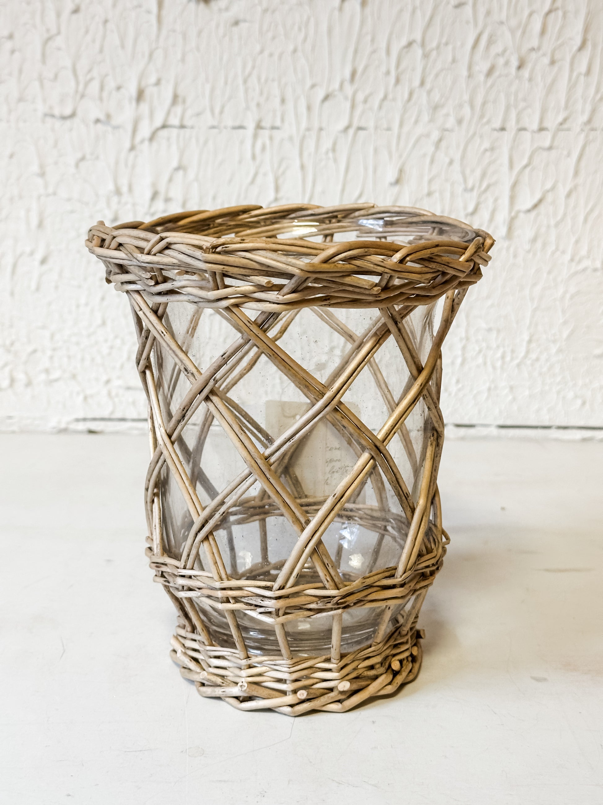 willow wrapped jar at The Rustic Barn in Killingworth, CT